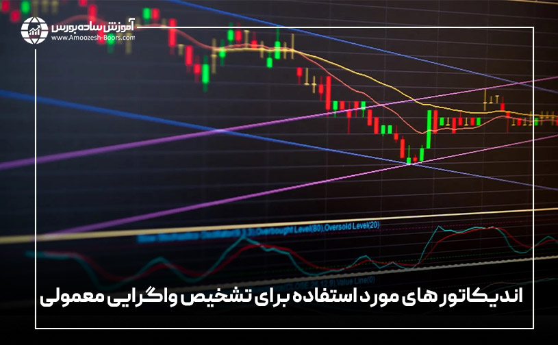 اندیکاتورهای مورد استفاده برای تشخیص واگرایی معمولی