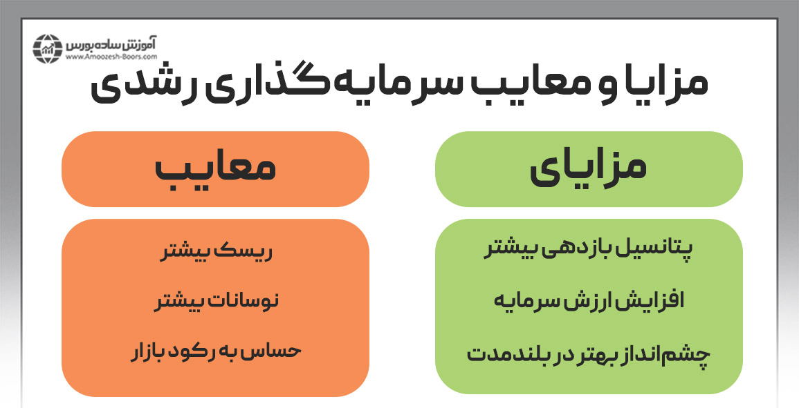 مزایا و معایب سرمایه‌گذاری رشدی