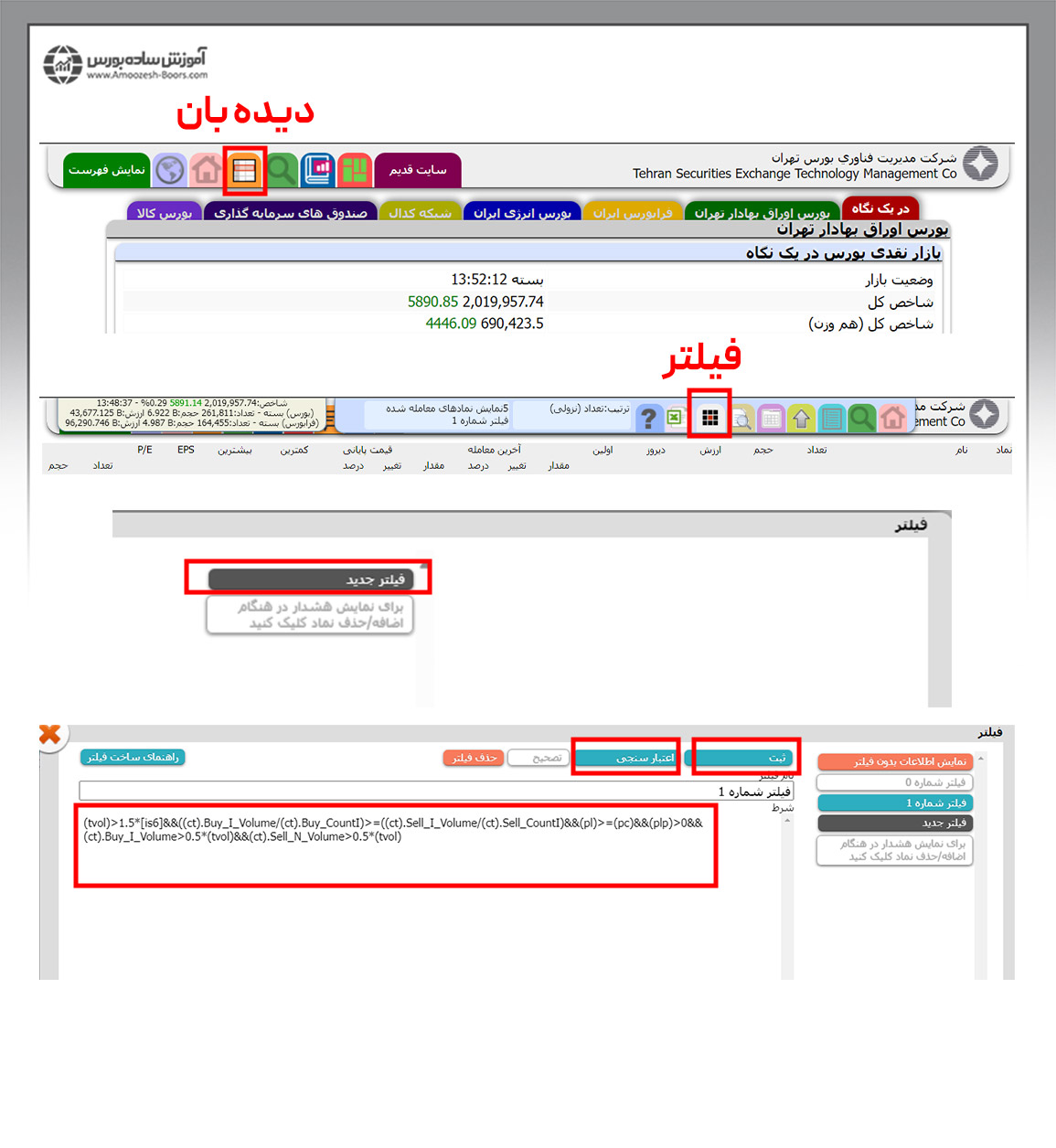 مشاهده کد به کد در سایت tsetmc چگونه است؟