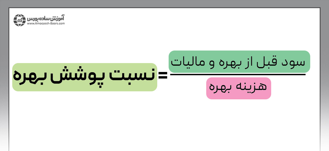 فرمول نسبت پوشش بهره